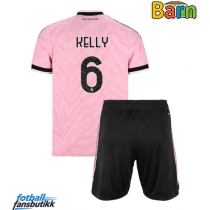 Juventus Lloyd Kelly #6 Bortedraktsett Barn 2026-27 Kortermet (+ Korte bukser)